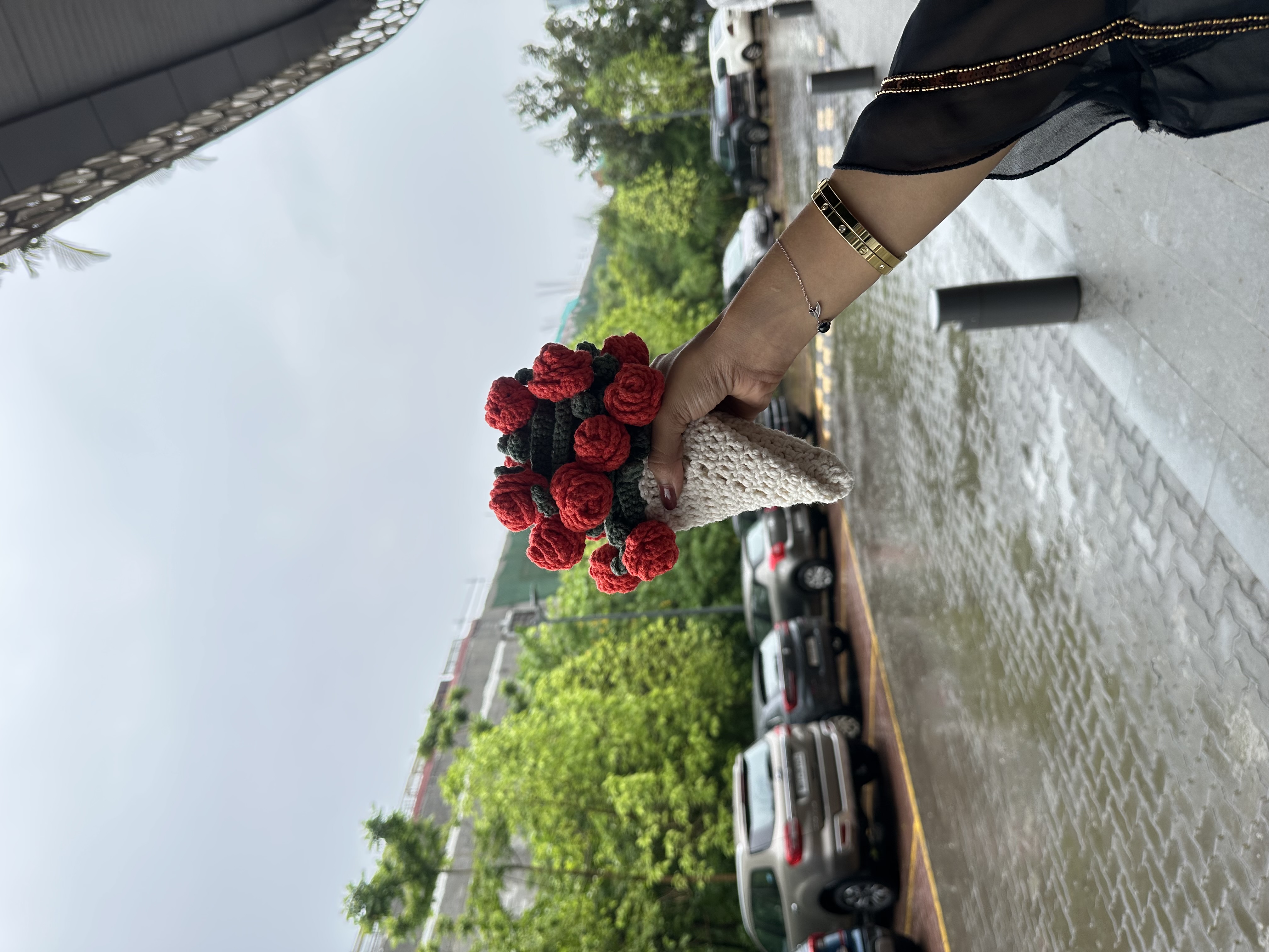 Mini Rose Bouquet Blanket image 1